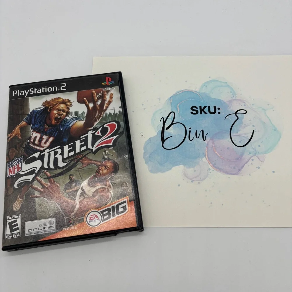 NFL Street 2 Sony PlayStation 2 PS2 EA Sports BIG 2004 Complete‎ CIB NTSC-U/C